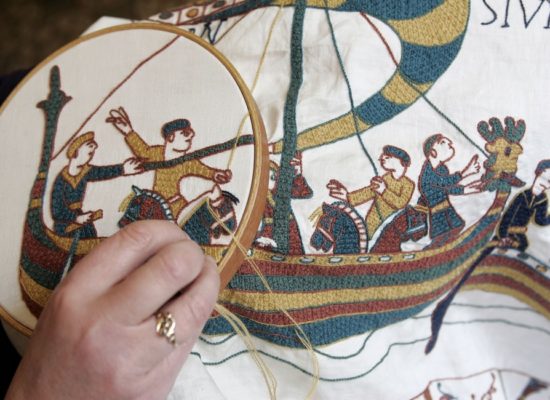 Bayeux Tapestry an embroidery