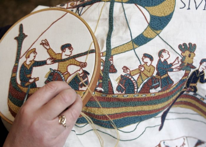 Bayeux Tapestry an embroidery