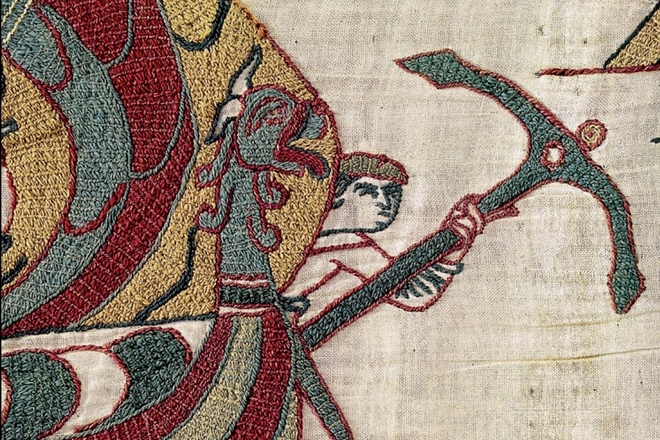 Changes to colours in the Bayeux Tapestry 
