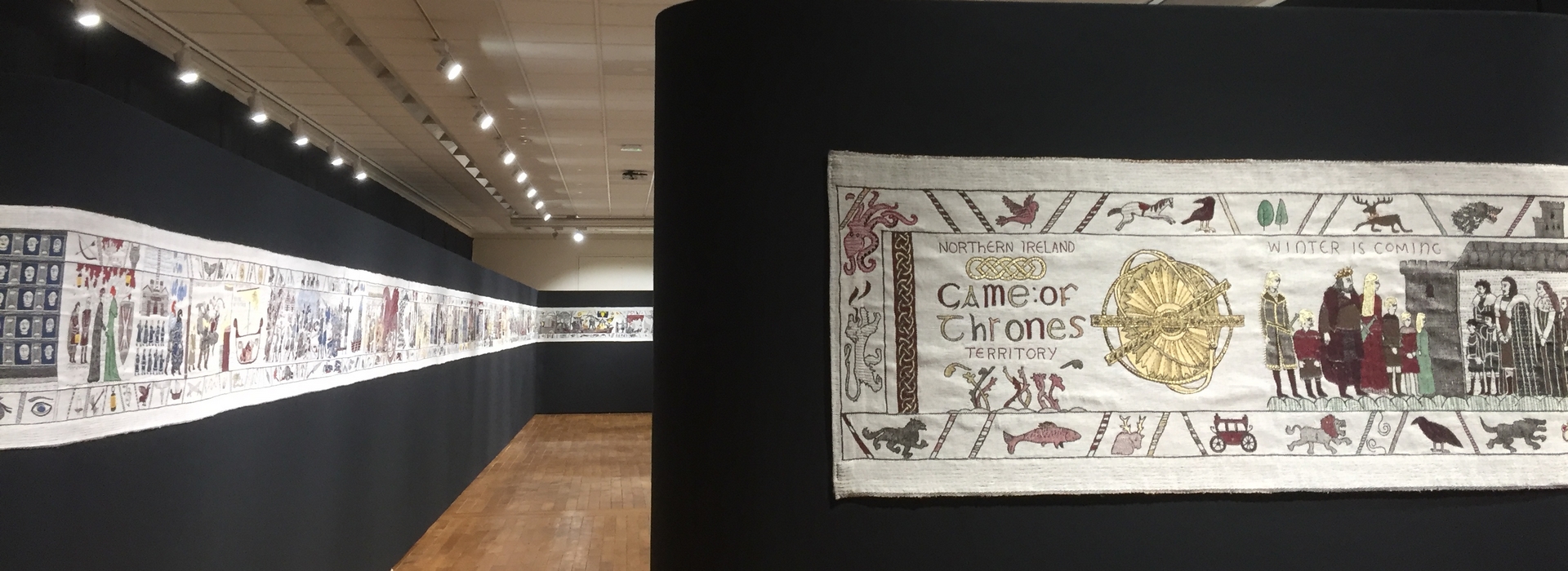 Game of Thrones Tapestry exhibited in Bayeux Bayeux Museum
